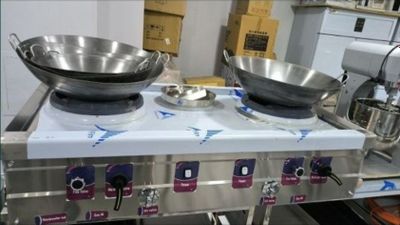 ВОК плита газовый lagmon uchoq Канфорка WOK 1,8 м (2 талик) (1 раковин