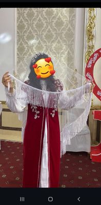 Abaya qizil koylak