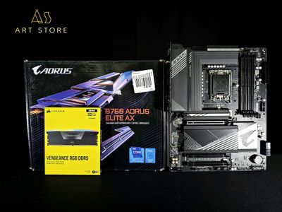 Комплект Gigabyte B760 Aorus Elite AX / Corsair Vengeance DDR5