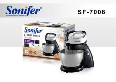 Миксер Sonifer SF-7008, с вращающейся чашей 4 литра/ 5 скоростей mi13