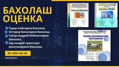 Бахолаш,Аудит хулоса,Бизнес режа