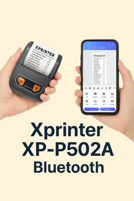 Термопринтер чека Xprinter XP-P502A Portable 58 mm USB+Bluetooth