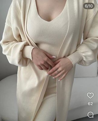 Продается кардиган с платьем и ремнем