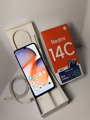 Redmi 14c 4+4/128 gb karobkalari bor