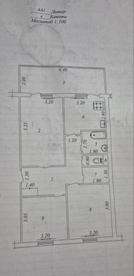 Массив Ахмад-Югнаки 3/1/5 балкон 2*6 3/1/5