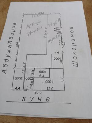 Сотилади куртка ер кадастири бор нотариугса тайор проекти килинган