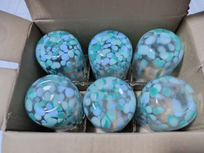 Набор стеклянных стаканов "Морская волна" 6 штук