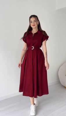 Стандартное платье с ремнем