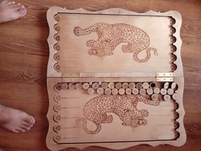 Нарды из фанеры.