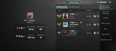 pubg akk sotiladi danat qilingan uce bor narxi 700