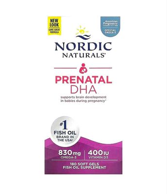 Nordic Naturals Prenatal DHA 180 капсул