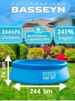 Intex basseynlar sotiladi puflanadigan