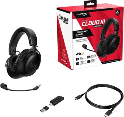 Наушники HyperX Cloud III Wireless Black