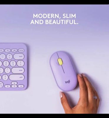 Мышь Logitech Pebble M350 Original, фиолетовая