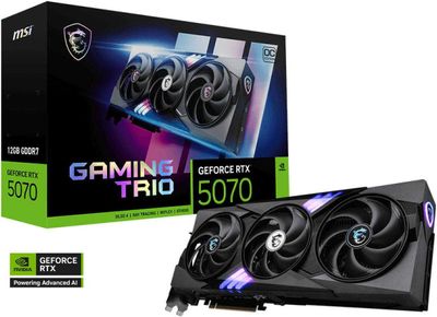 Видеокарта MSI GeForce RTX 5070 GAMING TRIO OC