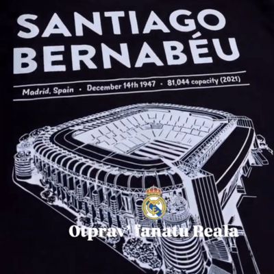 REAL MADRID sevuvchilarga maxsus futbolka – 19 REAL & BERNABÉU.