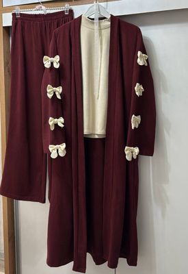 AUTUMN COLLECTION — милый тёплый комплект: кардиган + кюлоты + база американка