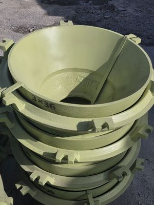 Броня для 36" иранских гидроконусных дробилок от компании Teknotak