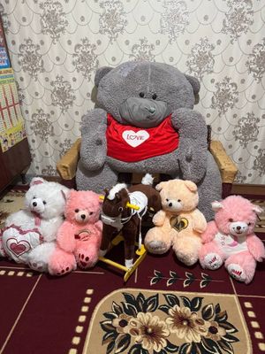 Мягкие игрушки в хорошем состоянии