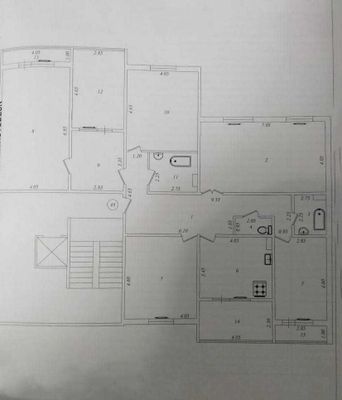 6 комнатная, 194 м², Юнусабад, м. Шахристан, Корзинка