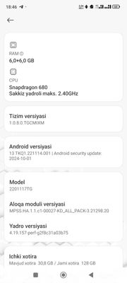 Redmi note 11 6/128