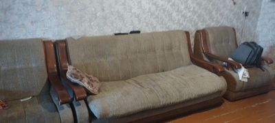 Диван с креслами из ореха!