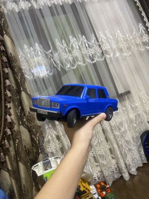 Синяя жигуля прикольная машина