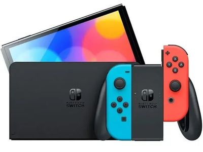 Nintendo Switch Oled чипован + 256 гб флешка в отличном состоянии