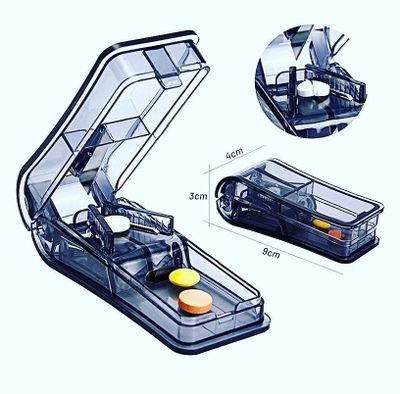 Специальная коробочка для хранения и резки лекарств