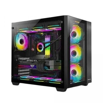 Huntkey CASE S980 Black / White with ARGB FAN кейс компьютерный