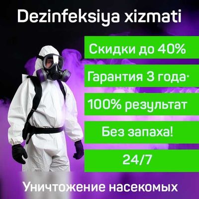 Дезинфекция Dezinfekisya Дизинфекци Dizinfeksiya klop klapa burga ilon