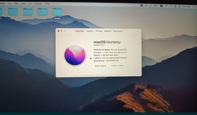 Macbbook pro 2015 13inch A1502