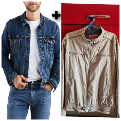 Межсезонная куртка темно-синий Новый +Куртка Ветровка в Отличном состо