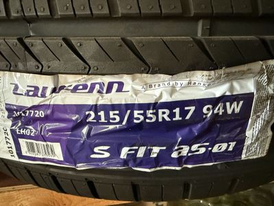 Продается шины Laufenn 215/55 R17, новые 3шт