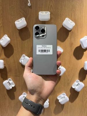 iPhone 15 pro max | natural titan | 100% yomkost