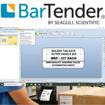 Установка программа для маркировки BARTENDER - бартендер для этикетки