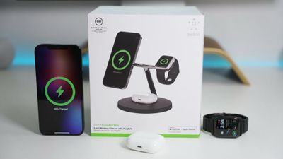 Belkin 3-in-1 Wireless Charger with MagSafe. Бесплатная доставка!