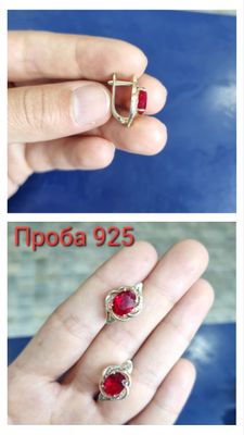 Винтажные серьги. Серебро