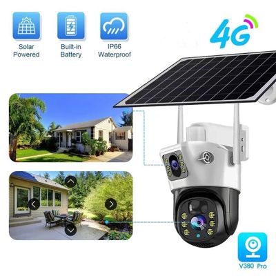 БЕПУЛ Доставка,Solar Camera V380Pro Қуёш панелли сим картали 4G камера