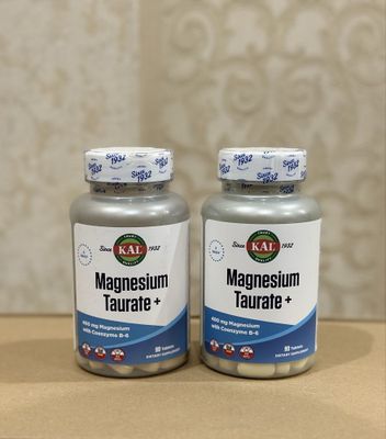 Magnesium Taurate+ 400 мг, 90 таблеток (200 мг в 1 таблетке)