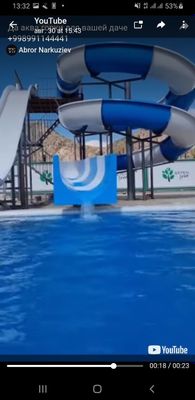 Aqua park uchun gorka