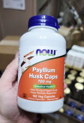 Now клетчатка из шелухи семян подорожника 700 mg + яблочный пектин