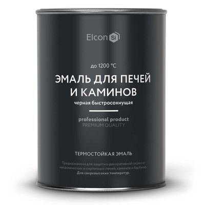 Эмаль для Печей и Каминов Elcon si