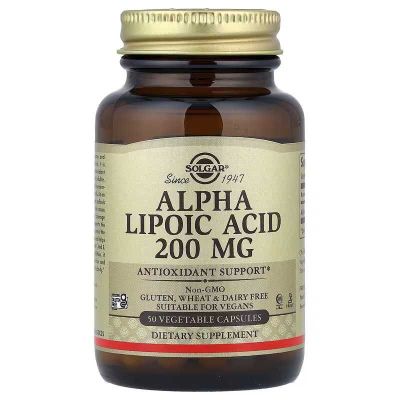 Solgar Alpha Lipoic Acid Альфа-липоевая кислота alfa lipovoy kislota