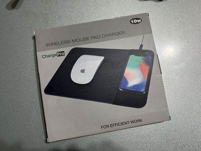 Коврик для мышки с беспроводной зарядкой Wireless mouse pad charger