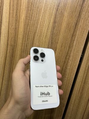 iphone 14 pro silver 512 gb 79 %