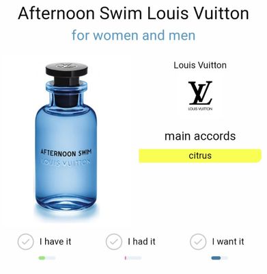 Afternoon Swim Louis Vuitton 10 ml