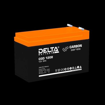 Аккумулятор DELTA CGD + AGM 12v 8 Ah серия CARBON