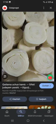 somsa qatlama xamir sotiladi
