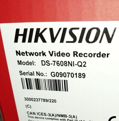 NVR, hikvision DS-7608N1-Q2 +1Tb SATA